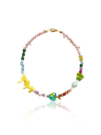 Elan - handmade necklace, summer necklace, χειροποιητο κολιε, καλοκαιρινο κολιε