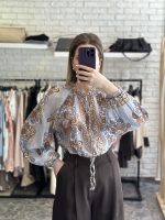 Paisley blouse - Blue