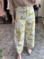 Floral jeans