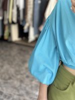 Mona shirt - Turquoise - Image 2
