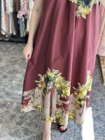 Jeannie dress - Burgundy - Image 3