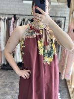 Jeannie dress - Burgundy - Image 2