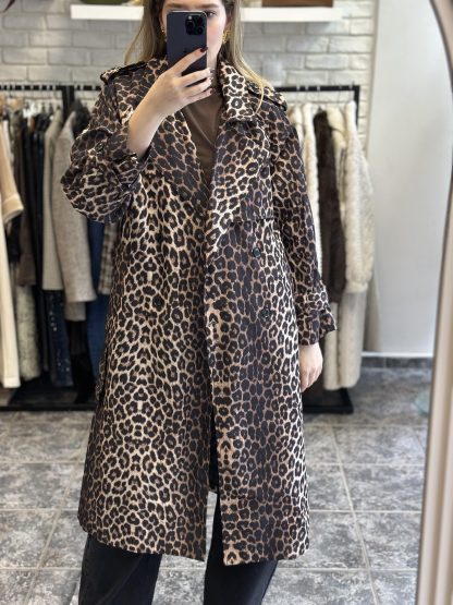 leopard trench - leopard print trench, leopard print coat, trench coat, καπαρντινα λεοπαρ, λεοπαρ παλτο, καπαρντινα