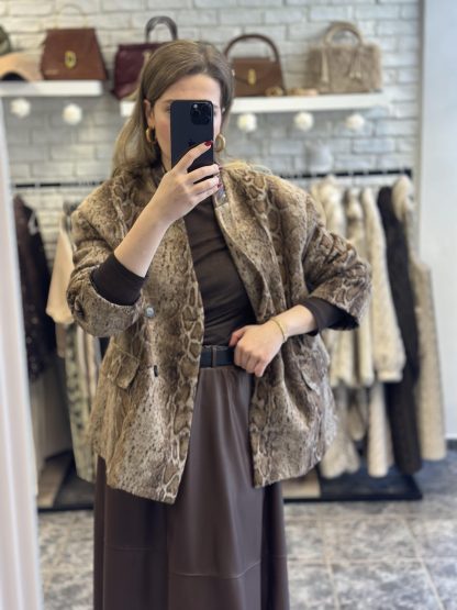 Abela blazer - lumina blazer, woolblazer, brown blazer, snake print blazer, oversized blazer, σακακι lumina, σακακι καφε, σακακι φιδε, σακακι snake print, oversized σακακι
