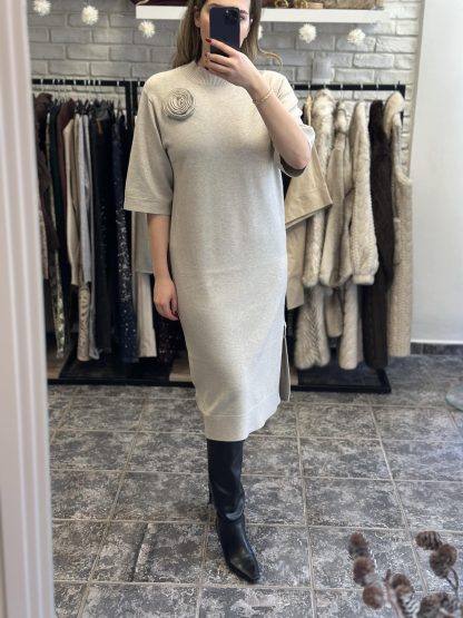 Britta dress - midi dress, sweater dress, μιντι φορεμα, πλεκτο φορεμα