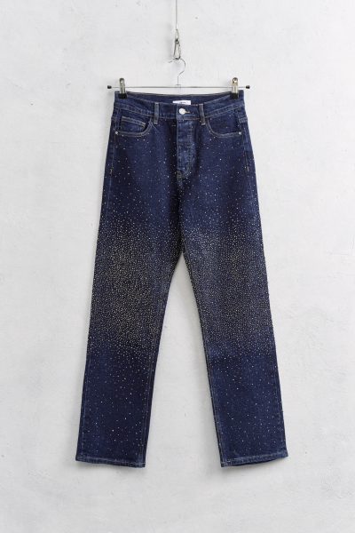 rhinestone jeans - τζιν με στρας