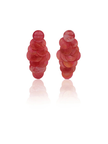 Lola - summer earrings, statement earrings, shell earrings, big earrings,εντυπωσιακα σκουλαρικια, σκουλαρικια κοχυλι, μεγαλα σκουλαρικια, σκουλαρικια statement