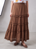 Marianna skirt - Brown - Image 2