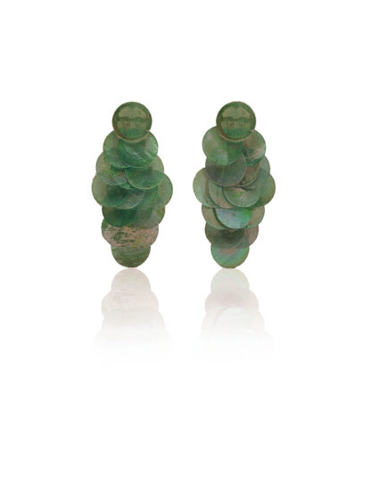Lola - summer earrings, statement earrings, shell earrings, big earrings,εντυπωσιακα σκουλαρικια, σκουλαρικια κοχυλι, μεγαλα σκουλαρικια, σκουλαρικια statement
