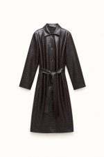 Lena faux leather trench - Image 2