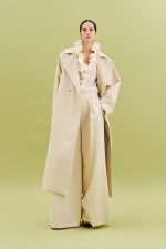 Celeste trench coat - cream trench coat, eco leather trench coat, long trench coat, lumina trench coat, καπαρτινα μπεζ, καπαρντινα δερματινη ,καπαρρντινα lumina